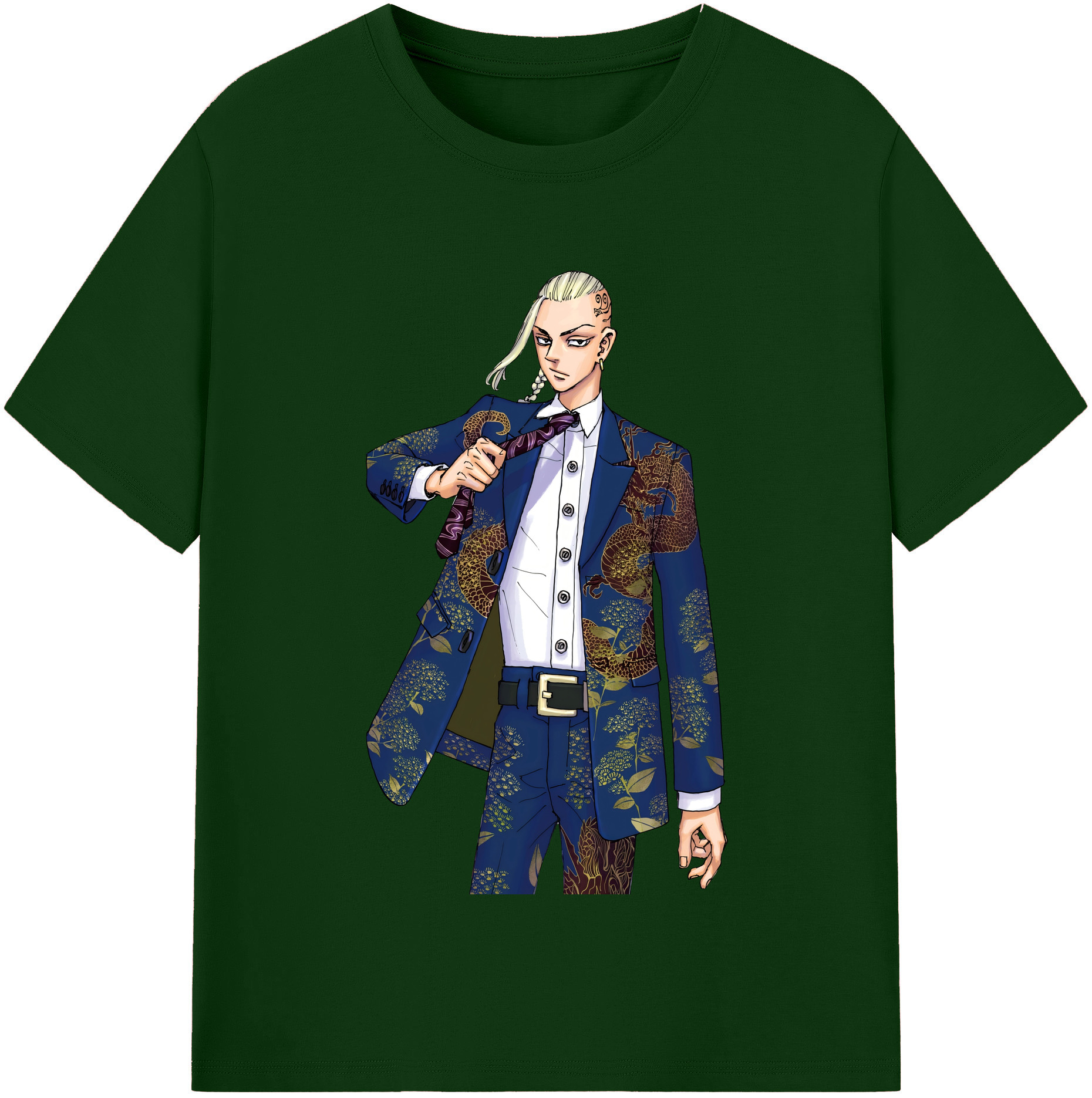 （画像用） 東京リベンジャーズ Tokyo Revengers 綿100％半袖Tシャツ（フロントプリント）